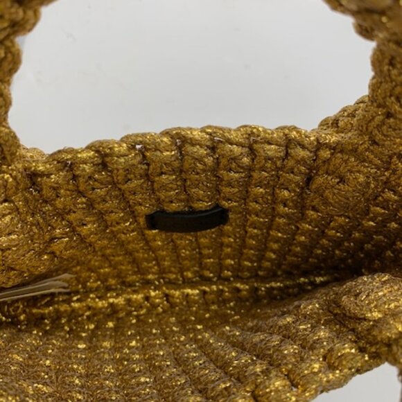 J. Crew Cadiz Macrame Crossbody Phone Bag - Two Bags Gold and Silver - Picture 4 of 7